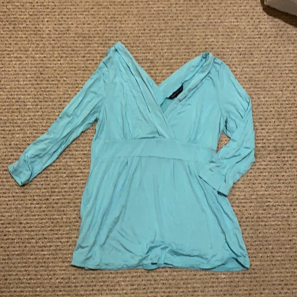 Banana Republic v-neck empire waist 3/4 sleeved top